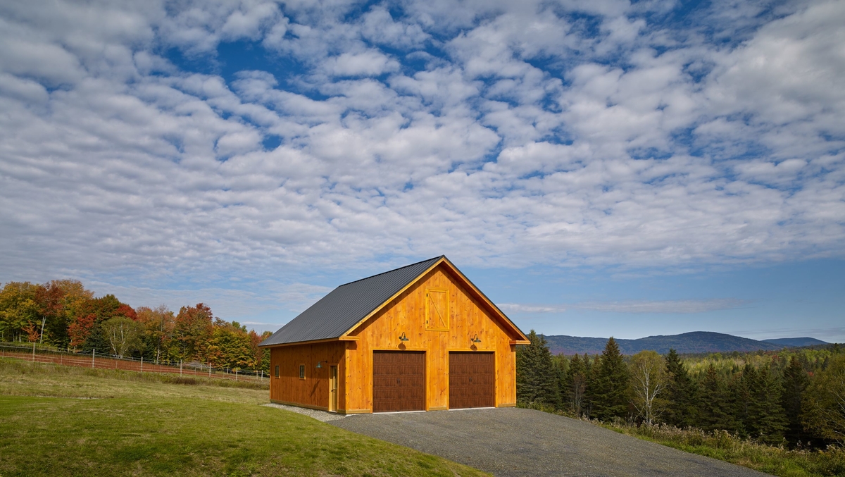 Garage and toy barn for recreational vehicle storage